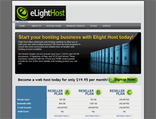 Tablet Screenshot of elighthost.com